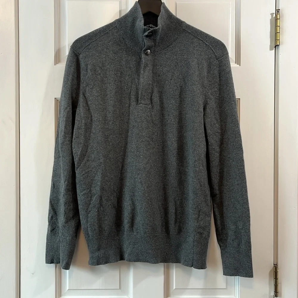 Banana Republic Italian Yarn Mock Neck Merino Wool Sweater - Size Large